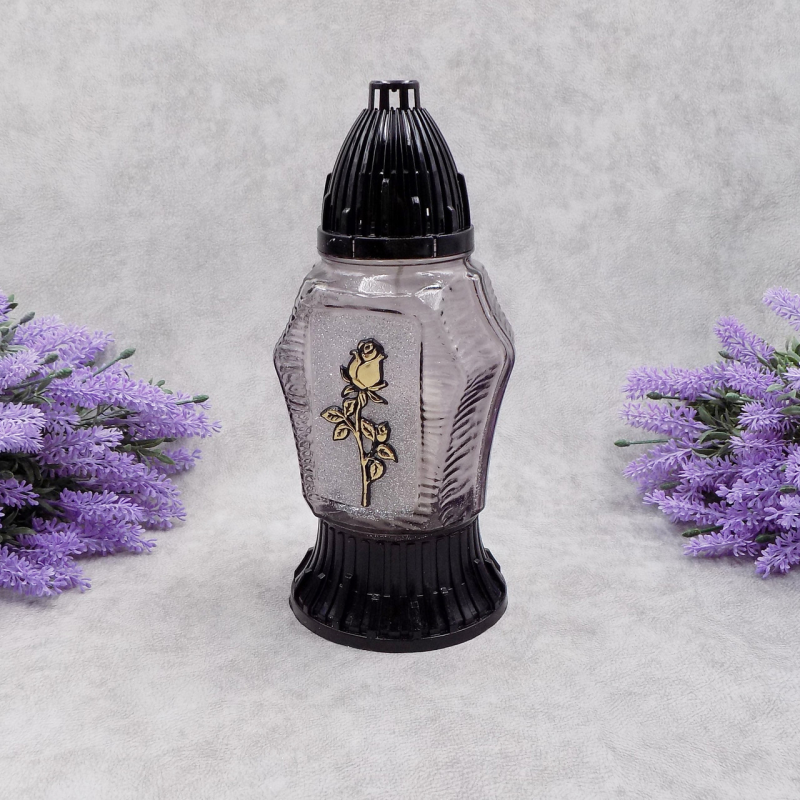 Лампадка скляна з декором LP566U 20год