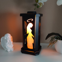 Сонячна металева лампадка Aura Solar Марія Живе полум“я