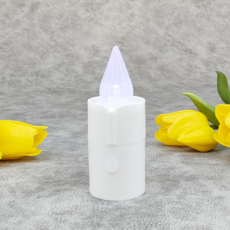 Свічка на батарейках мікс Led MD1 10 см Прозора Свічка на батарейках мікс Led MD1 10 см Прозора