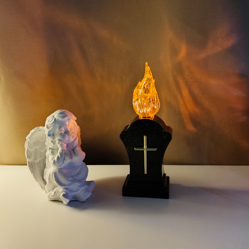 Свічка Led-гібрид (акумулятор +сонце) Sunlight Жовта