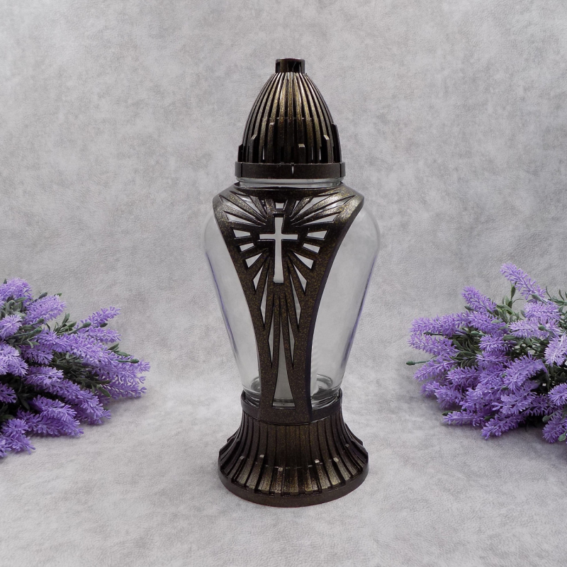 Лампадка скляна середня Sarkofag mini 20год