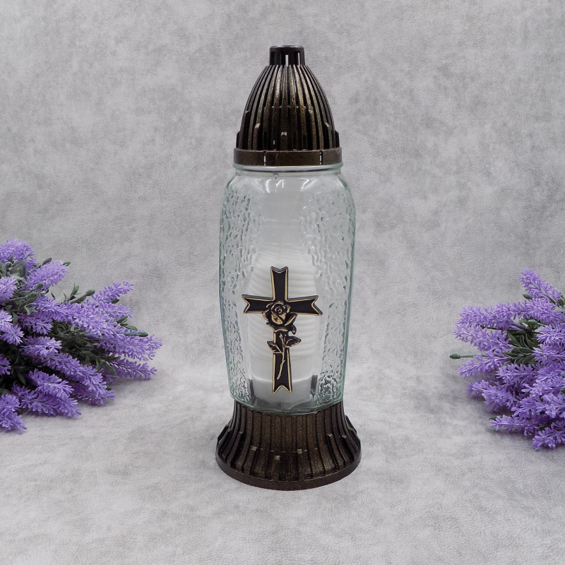 Лампадка скляна середня LP482 33 год