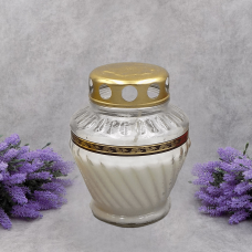 Лампадка скляна заливна LP680p 26год прозора