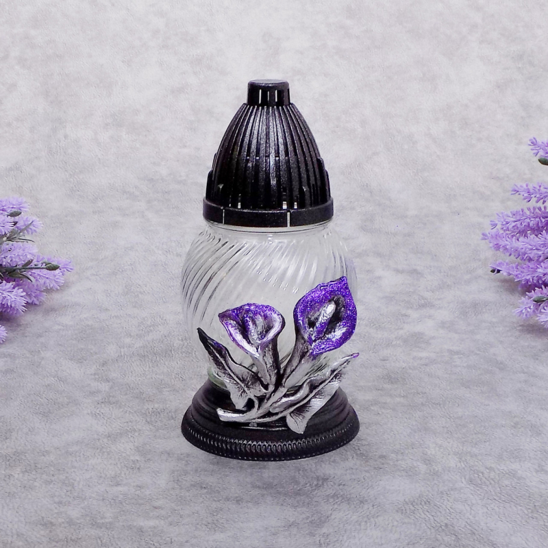 Лампадка срібляста з калами мала куля 02Apl 17год Лампадка срібляста з калами мала куля 02Apl 17год