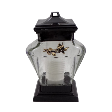 Лампадка скляна золотиста троянда LC3 Urna 20год