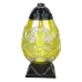 Лампадка велика скляна яйце великоднє жовта LPJ9 Zolte 45год