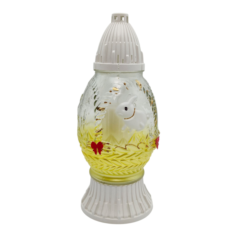 Лампадка скляна великодня середня LPJ3 Kosz